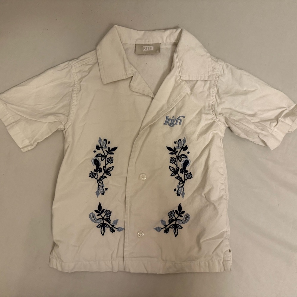 Kith Kids Novelty Thompson Camp Collar Shirt - 4T